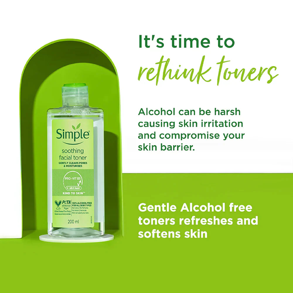 Simple Kind to Skin Soothing Facial Toner - Pink Flash BD