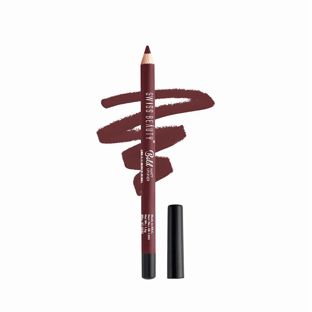 Swiss Beauty Bold Matt Lip Liner Shade 02 Maroon