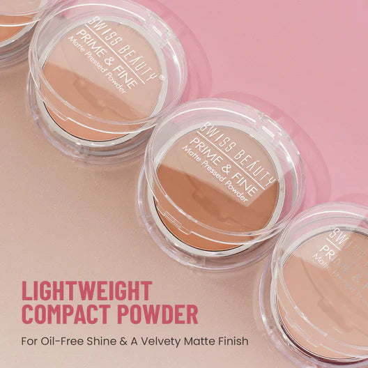 Swiss Beauty Prime & Fine Matte Pressed Powder