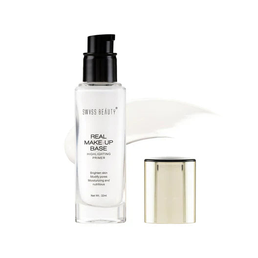 Swiss Beauty Real Makeup Base Highlighting Primer 01 Natural Tint - Glowy Base Primer - Pink Flash BD