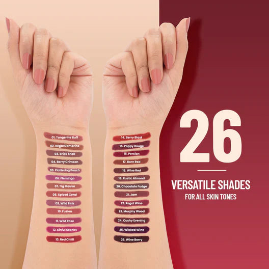Swiss Beauty Matte Cat Lip Crayon Shade 1 Tangerine Buff | Long-Lasting Matte.