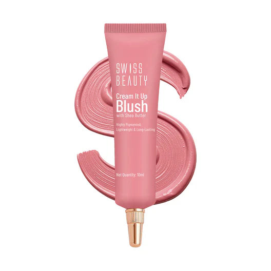Swiss Beauty Cream It Up Blush with Shea Butter Shade 02 (Natural Flush).