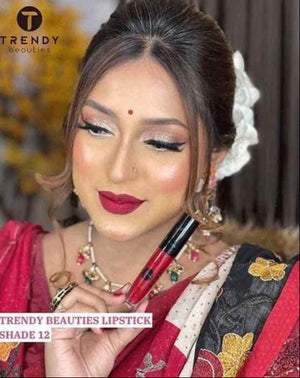 TRENDY Beauty Liquid Matte Lipstick Shade 12 Honey - Pink Flash BD