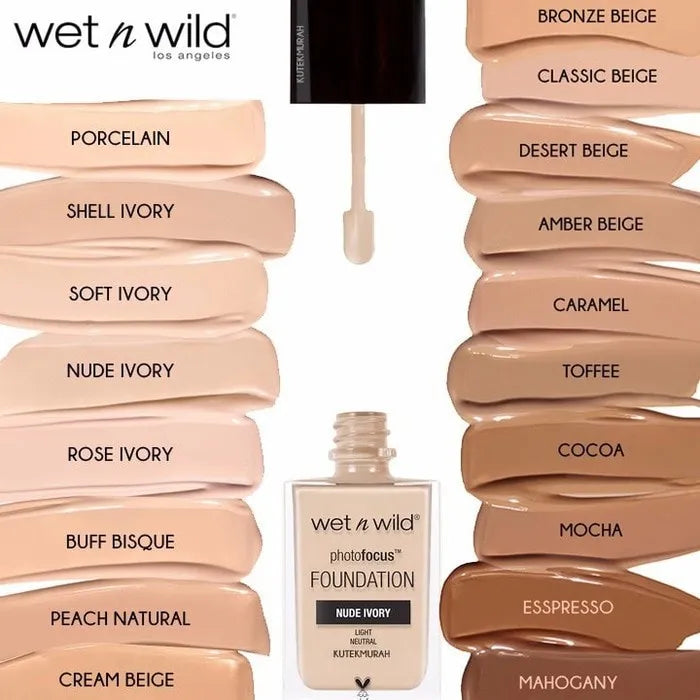 Wet n Wild Photo Focus Matte Foundation – Golden Beige